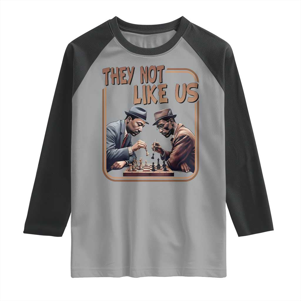 MLK And Malcolm X Raglan Shirt They Not Like Us Revolutionary Leaders TS12 Sport Gray Black Print Your Wear
