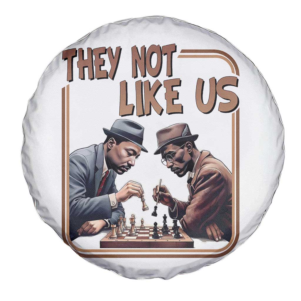 MLK And Malcolm X Spare Tire Cover They Not Like Us Revolutionary Leaders TS12 Print Your Wear