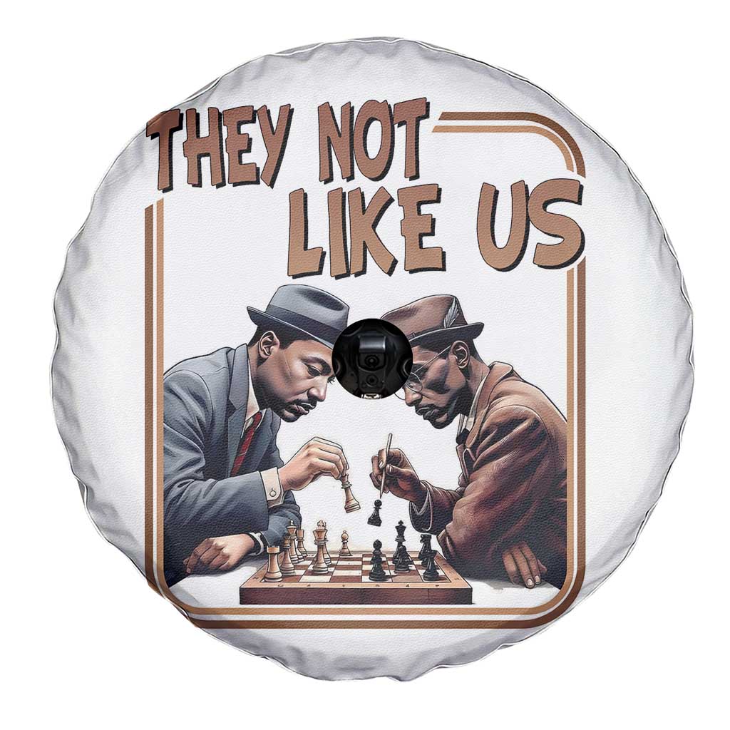 MLK And Malcolm X Spare Tire Cover They Not Like Us Revolutionary Leaders TS12 Print Your Wear