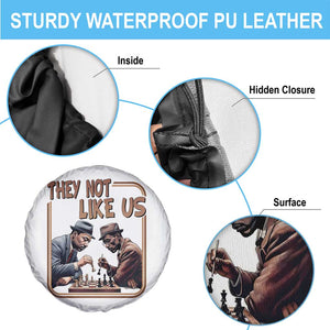 MLK And Malcolm X Spare Tire Cover They Not Like Us Revolutionary Leaders TS12 Print Your Wear