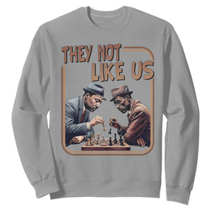 MLK And Malcolm X Sweatshirt They Not Like Us Revolutionary Leaders TS12 Sport Gray Print Your Wear