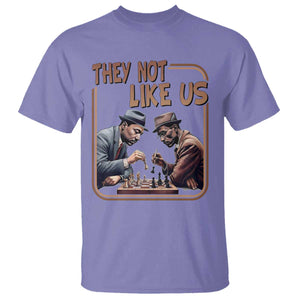 MLK And Malcolm X T Shirt - They Not Like Us Revolutionary Leaders TS12 Violet Print Your Wear