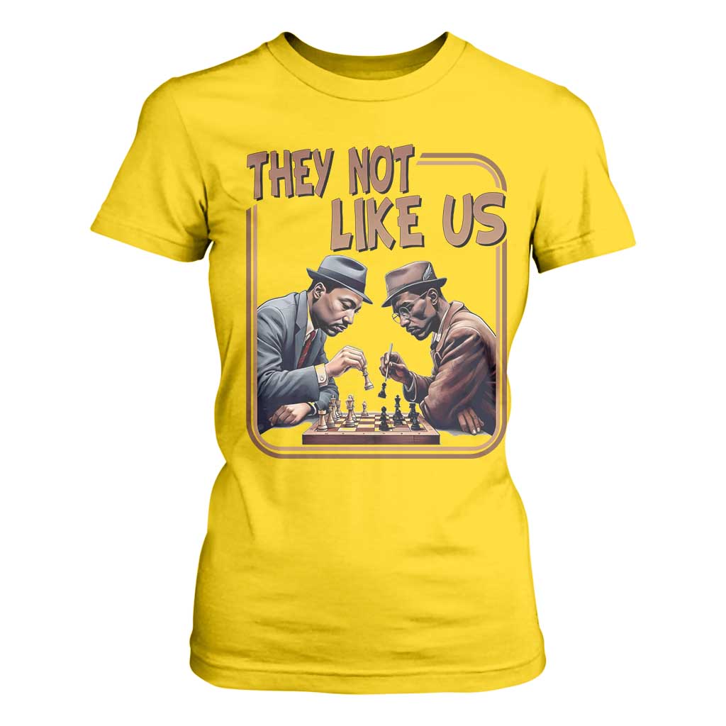 MLK And Malcolm X T Shirt For Women They Not Like Us Revolutionary Leaders TS12 Daisy Print Your Wear