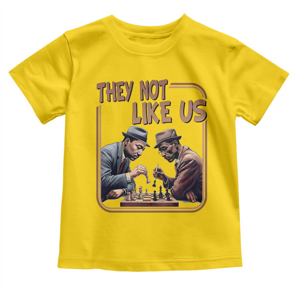 MLK And Malcolm X Toddler T Shirt They Not Like Us Revolutionary Leaders TS12 Daisy Print Your Wear