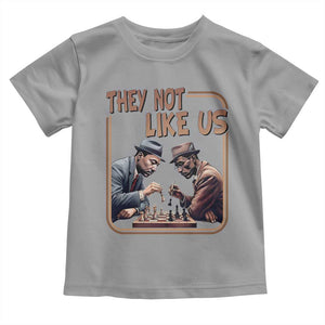 MLK And Malcolm X Toddler T Shirt They Not Like Us Revolutionary Leaders TS12 Sport Gray Print Your Wear