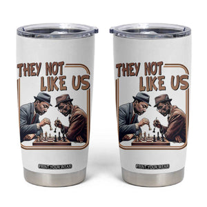 MLK And Malcolm X Tumbler Cup They Not Like Us Revolutionary Leaders TS12 White Print Your Wear
