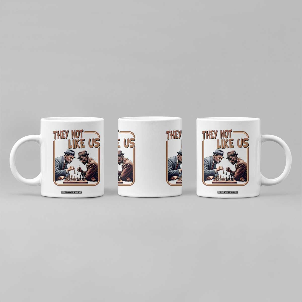 MLK And Malcolm X Coffee Mug They Not Like Us Revolutionary Leaders TS12 Print Your Wear