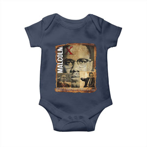 Education Is The Passport To The Future Baby Onesie Malcolm X Quote TS12 Navy Print Your Wear
