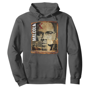 Education Is The Passport To The Future Hoodie Malcolm X Quote TS12 Dark Heather Print Your Wear