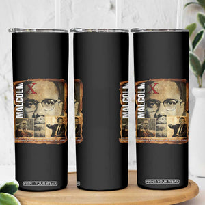 Education Is The Passport To The Future Skinny Tumbler Malcolm X Quote TS12 Print Your Wear