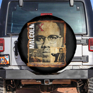 Education Is The Passport To The Future Spare Tire Cover Malcolm X Quote TS12 No hole Black Print Your Wear