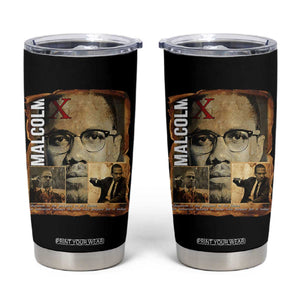 Education Is The Passport To The Future Tumbler Cup Malcolm X Quote TS12 Black Print Your Wear