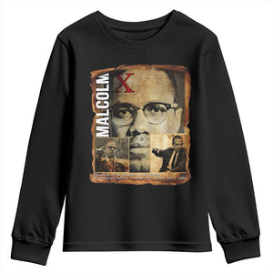 Education Is The Passport To The Future Youth Sweatshirt Malcolm X Quote TS12 Black Print Your Wear