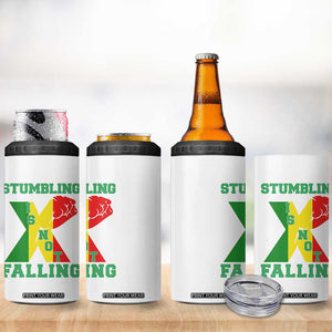 Stumbling Is Not Falling 4 in 1 Can Cooler Tumbler African American Black History Month TS12 Print Your Wear