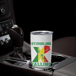Stumbling Is Not Falling Tumbler Cup African American Black History Month TS12 Print Your Wear