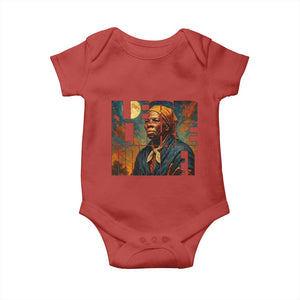 Lead Like Harriet Baby Onesie Black History Month Juneteenth Quote TS12 Red Print Your Wear