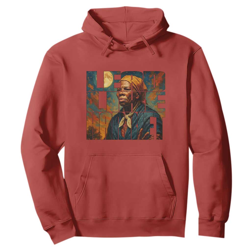 Lead Like Harriet Hoodie Black History Month Juneteenth Quote TS12 Red Print Your Wear