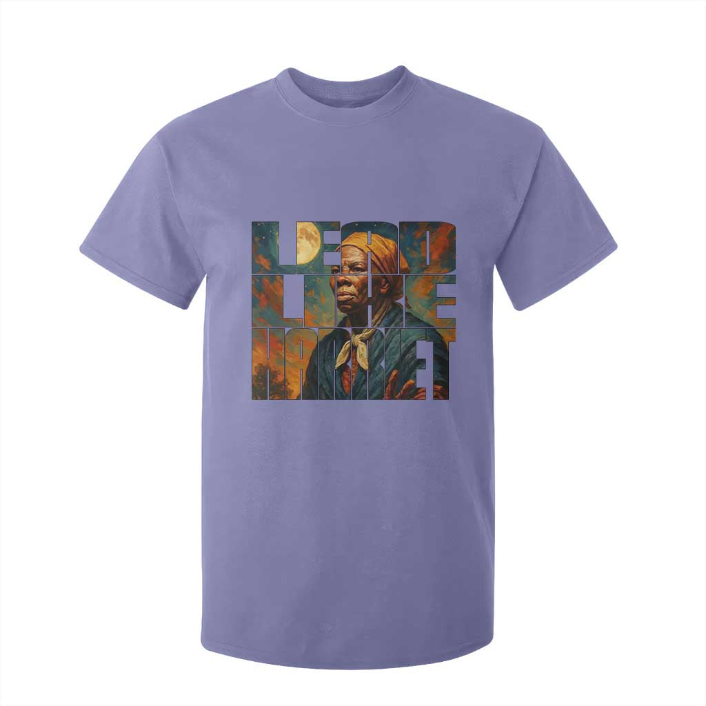 Lead Like Harriet T Shirt For Kid Black History Month Juneteenth Quote TS12 Violet Print Your Wear