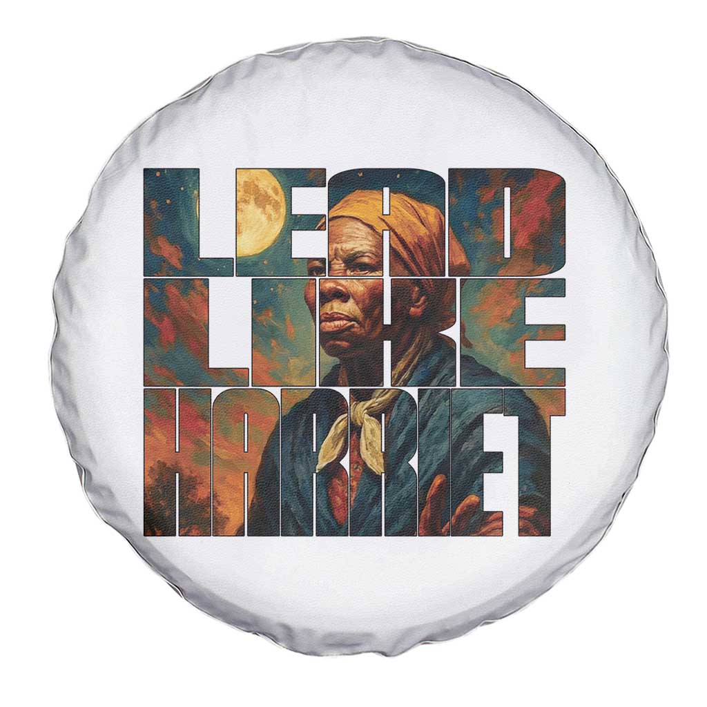 Lead Like Harriet Spare Tire Cover Black History Month Juneteenth Quote TS12 Print Your Wear