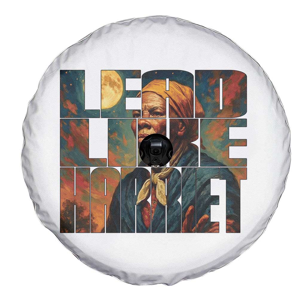 Lead Like Harriet Spare Tire Cover Black History Month Juneteenth Quote TS12 Print Your Wear