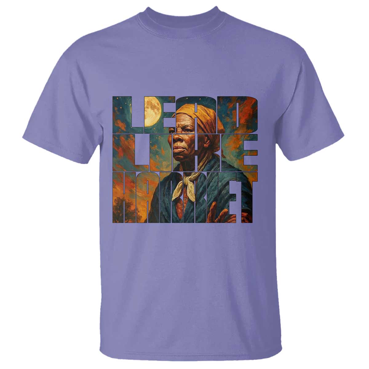 Lead Like Harriet T Shirt Black History Month Juneteenth Quote TS12 Violet Print Your Wear