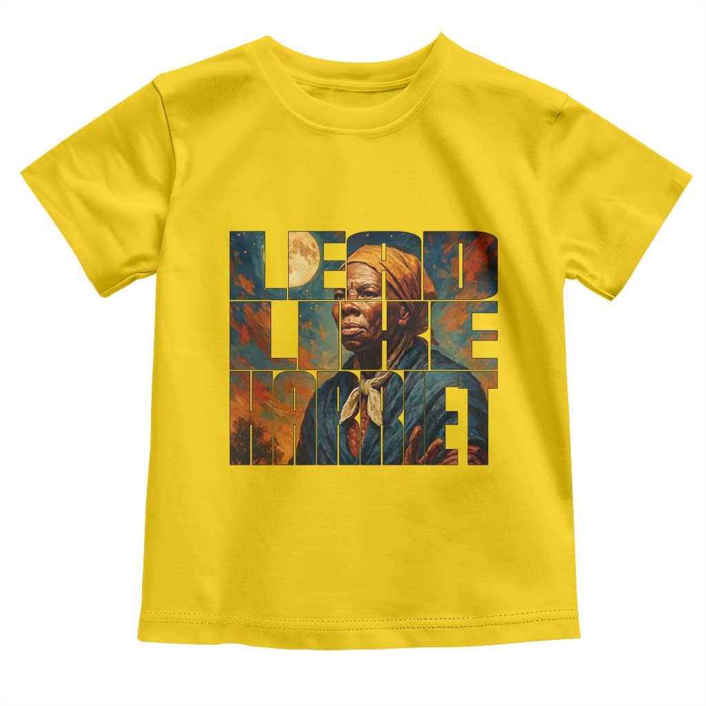 Lead Like Harriet Toddler T Shirt Black History Month Juneteenth Quote TS12 Daisy Print Your Wear