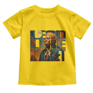 Lead Like Harriet Toddler T Shirt Black History Month Juneteenth Quote TS12 Daisy Print Your Wear