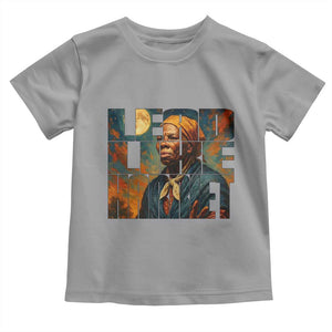 Lead Like Harriet Toddler T Shirt Black History Month Juneteenth Quote TS12 Sport Gray Print Your Wear