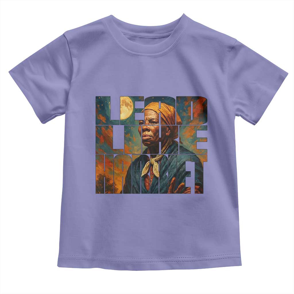 Lead Like Harriet Toddler T Shirt Black History Month Juneteenth Quote TS12 Violet Print Your Wear