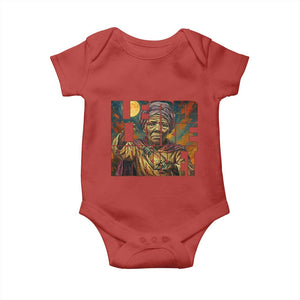 Lead Like Harriet Baby Onesie Black Women Leadership Quote TS12 Red Print Your Wear