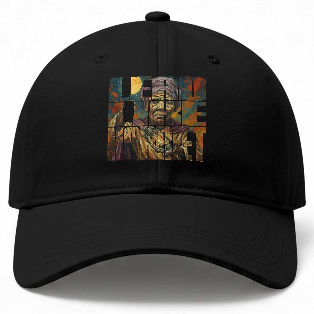 Lead Like Harriet Baseball Cap Black Women Leadership Quote TS12 Print Your Wear