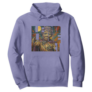 Lead Like Harriet Hoodie Black Women Leadership Quote TS12 Violet Print Your Wear
