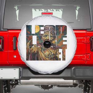 Lead Like Harriet Spare Tire Cover Black Women Leadership Quote TS12 Black Print Your Wear