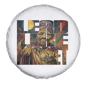 Lead Like Harriet Spare Tire Cover Black Women Leadership Quote TS12 Print Your Wear
