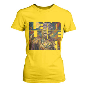 Lead Like Harriet T Shirt For Women Black Women Leadership Quote TS12 Daisy Print Your Wear