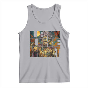 Lead Like Harriet Tank Top Black Women Leadership Quote TS12 Athletic Heather Print Your Wear