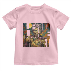 Lead Like Harriet Toddler T Shirt Black Women Leadership Quote TS12 Light Pink Print Your Wear