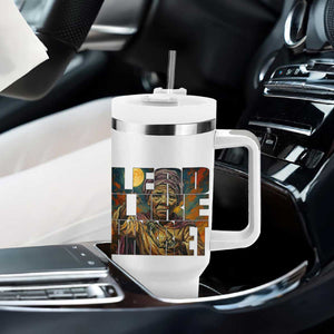 Lead Like Harriet Tumbler With Handle Black Women Leadership Quote TS12 Print Your Wear