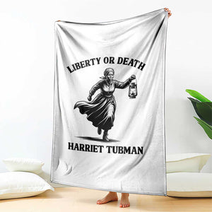 Liberty Or Death Throw Blanket Harriet Tubman Quote TS12 Print Your Wear