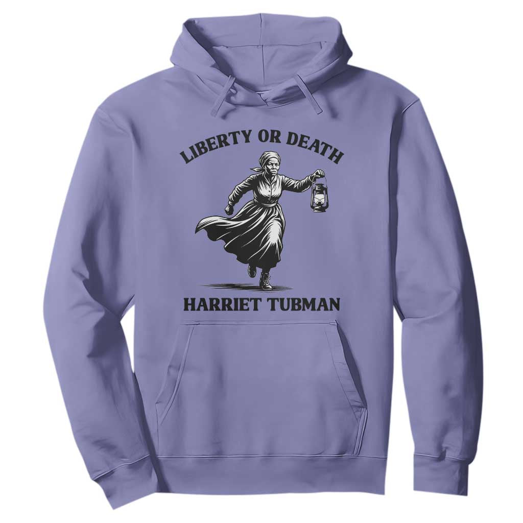 Liberty Or Death Hoodie Harriet Tubman Quote TS12 Violet Print Your Wear