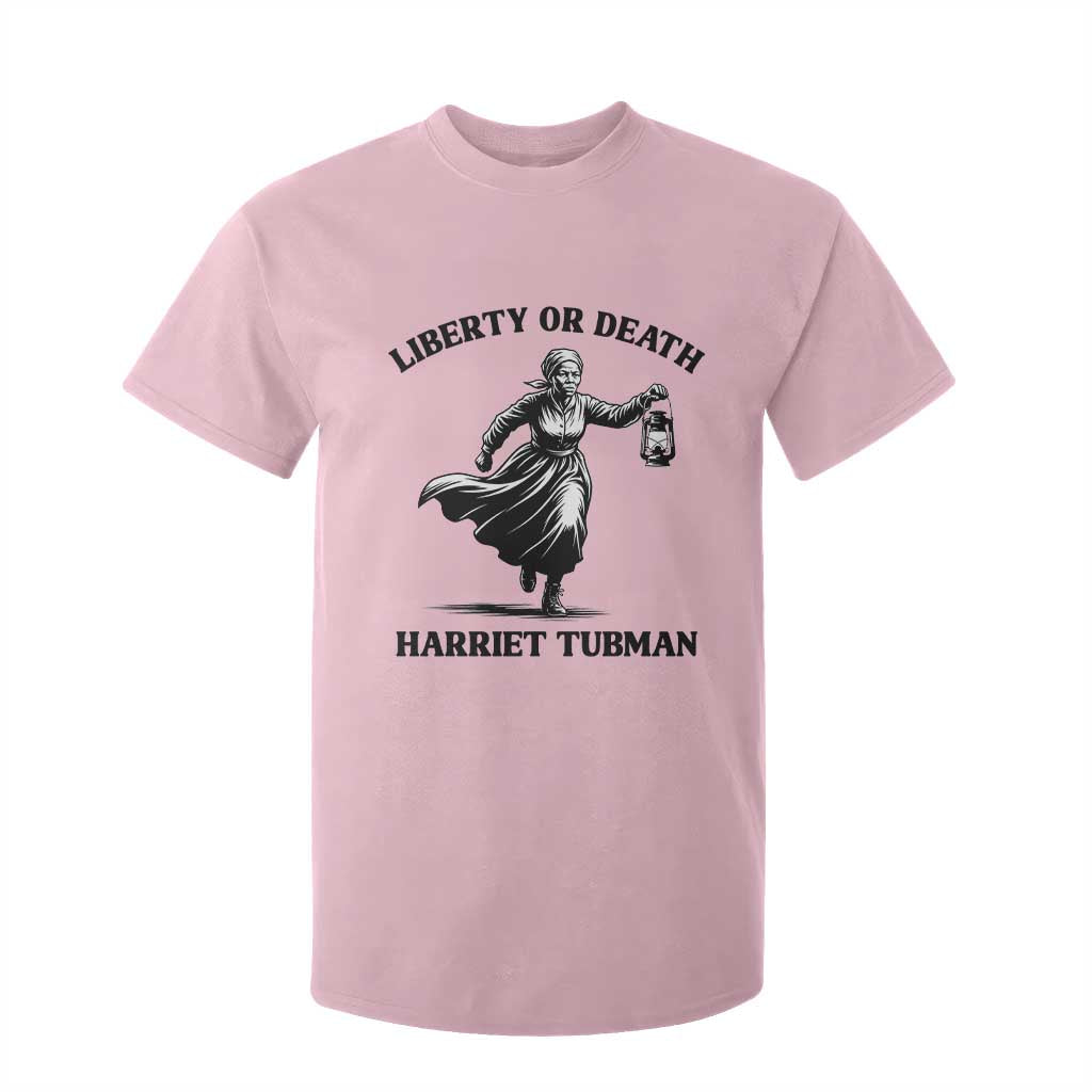 Liberty Or Death T Shirt For Kid Harriet Tubman Quote TS12 Light Pink Print Your Wear