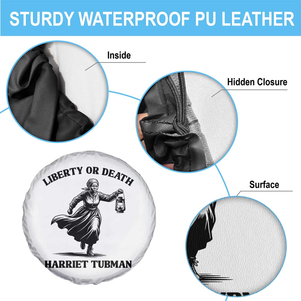 Liberty Or Death Spare Tire Cover Harriet Tubman Quote TS12 Print Your Wear
