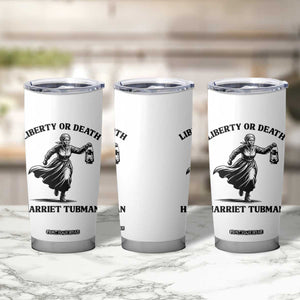 Liberty Or Death Tumbler Cup Harriet Tubman Quote TS12 Print Your Wear
