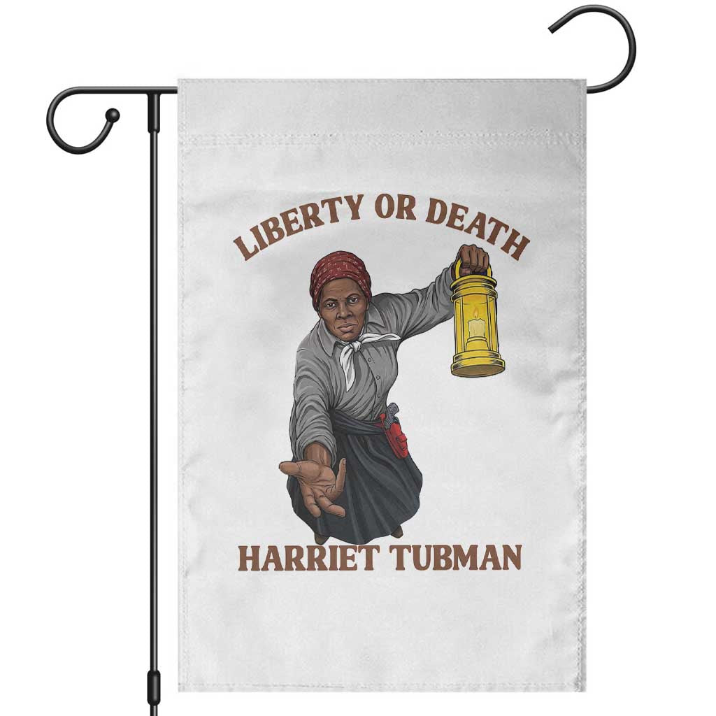 Harriet Tubman Freedom Quote Garden Flag Liberty Or Death TS12 White Print Your Wear