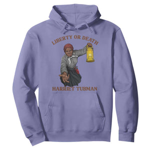 Harriet Tubman Freedom Quote Hoodie Liberty Or Death TS12 Violet Print Your Wear