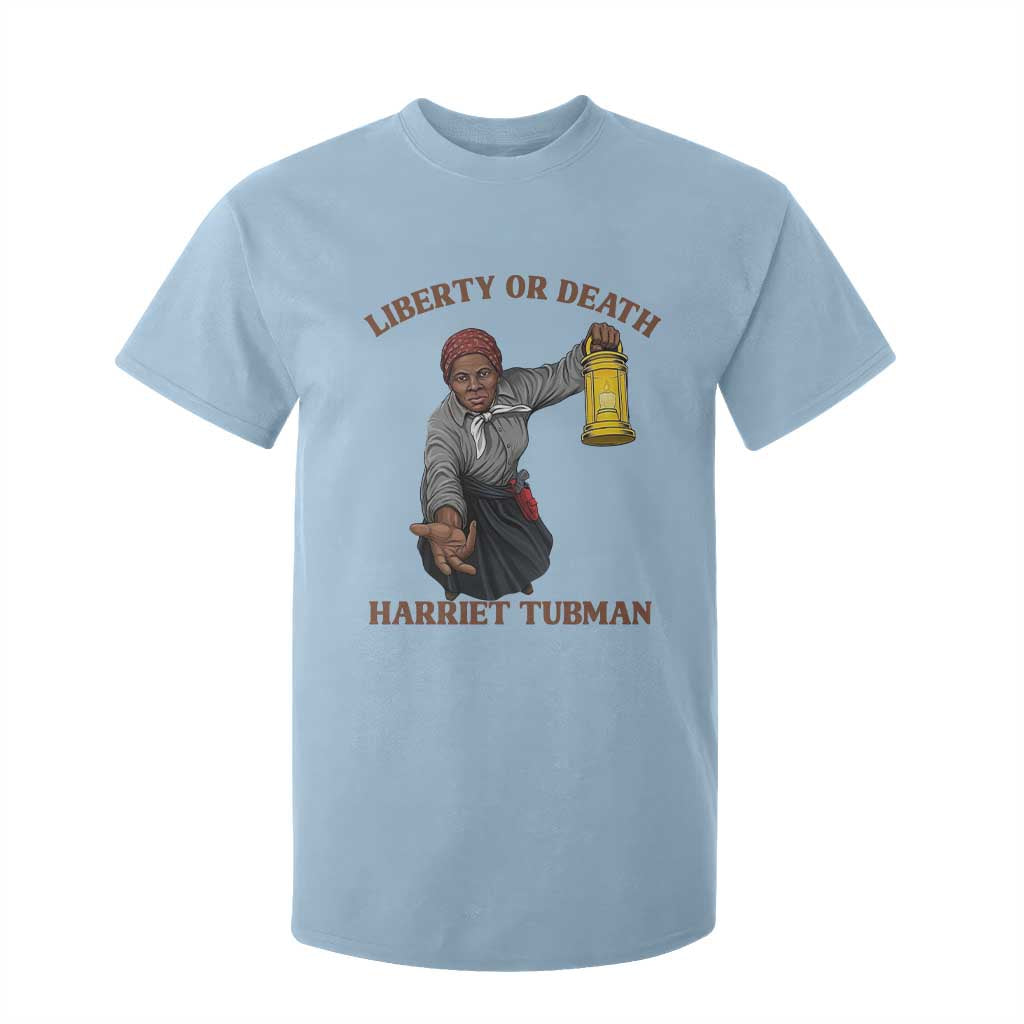 Harriet Tubman Freedom Quote T Shirt For Kid Liberty Or Death TS12 Light Blue Print Your Wear