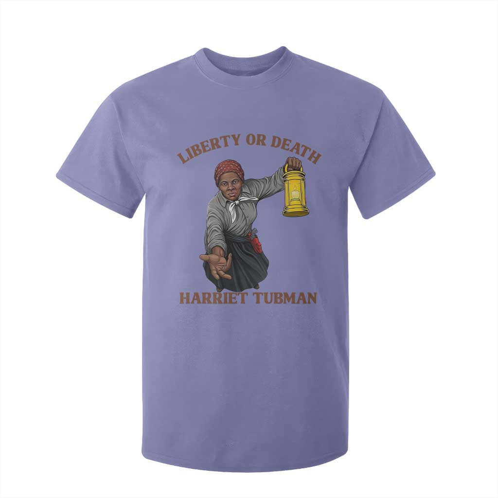 Harriet Tubman Freedom Quote T Shirt For Kid Liberty Or Death TS12 Violet Print Your Wear