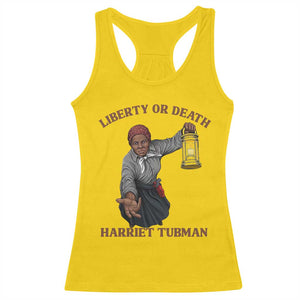 Harriet Tubman Freedom Quote Racerback Tank Top Liberty Or Death TS12 Daisy Print Your Wear