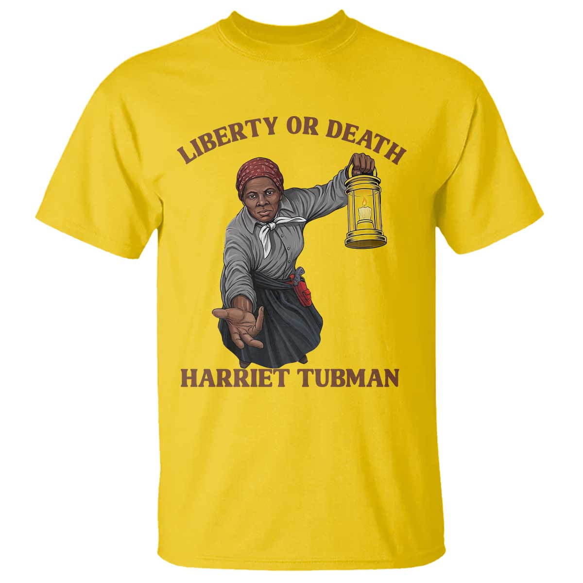 Harriet Tubman Freedom Quote T Shirt Liberty Or Death TS12 Daisy Print Your Wear