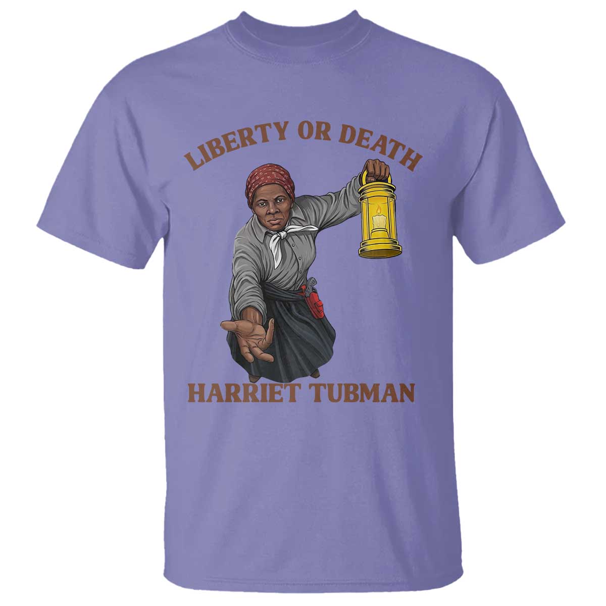 Harriet Tubman Freedom Quote T Shirt Liberty Or Death TS12 Violet Print Your Wear